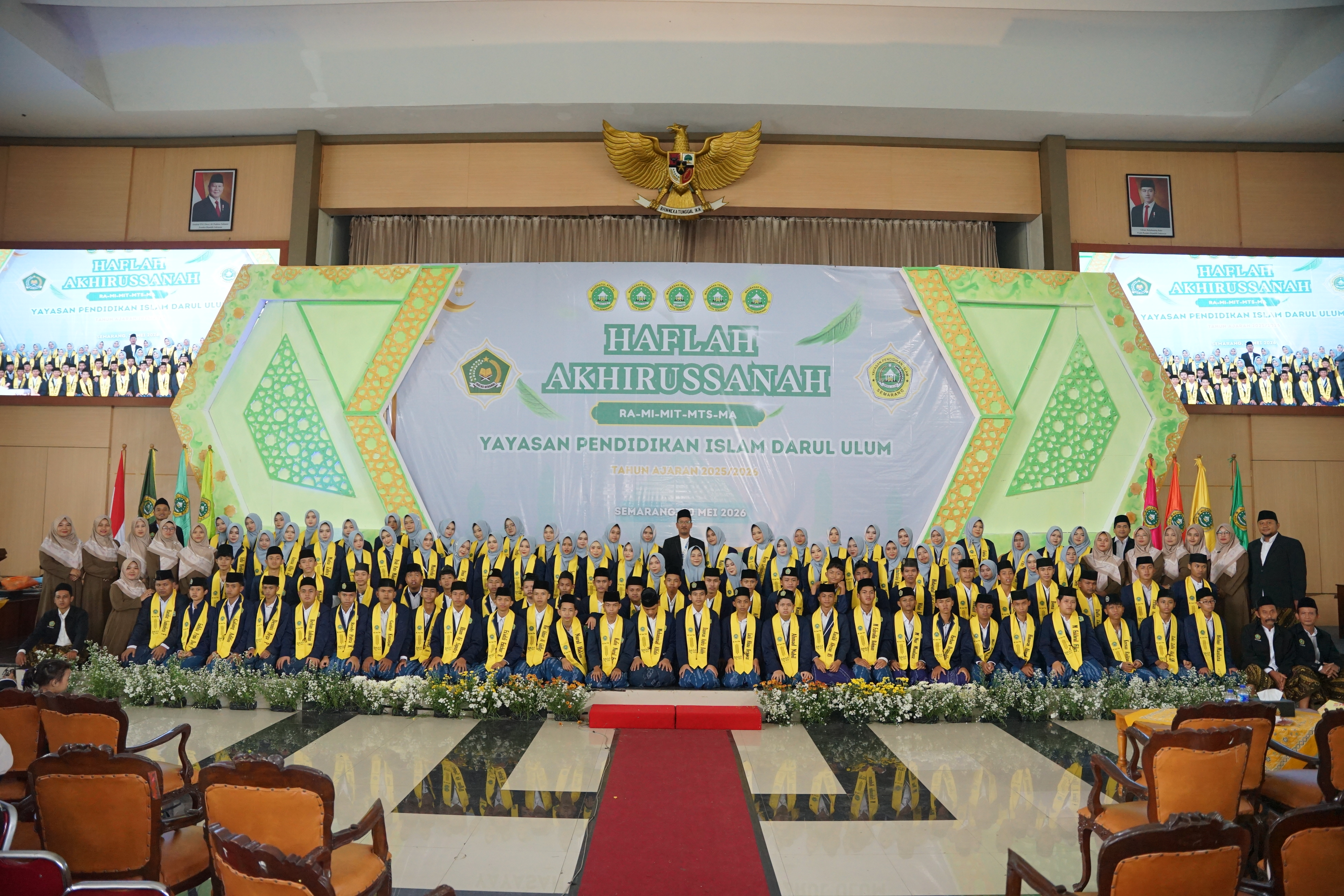 Haflah Akhirussanah YPI Darul Ulum 2026: MTs Darul Ulum Lepas 102 Siswa Kelas IX
